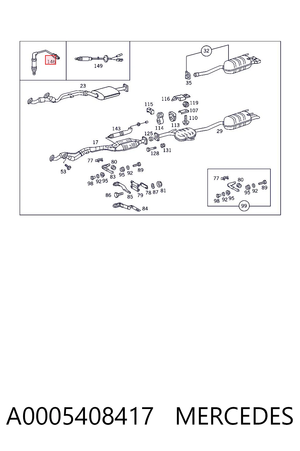 A0005408417 Mercedes