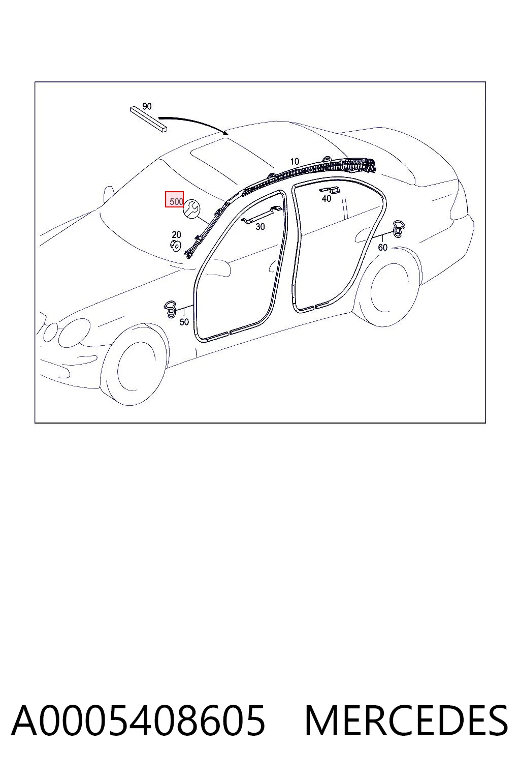 A0005408605 Mercedes