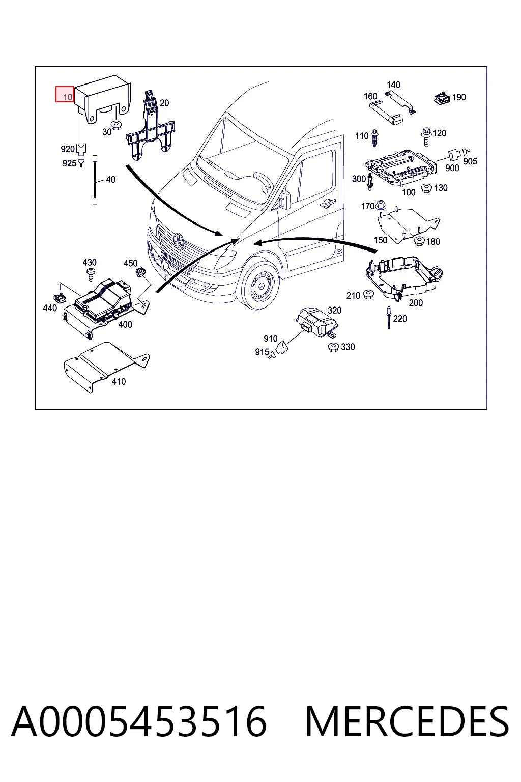 A0005453516 Mercedes