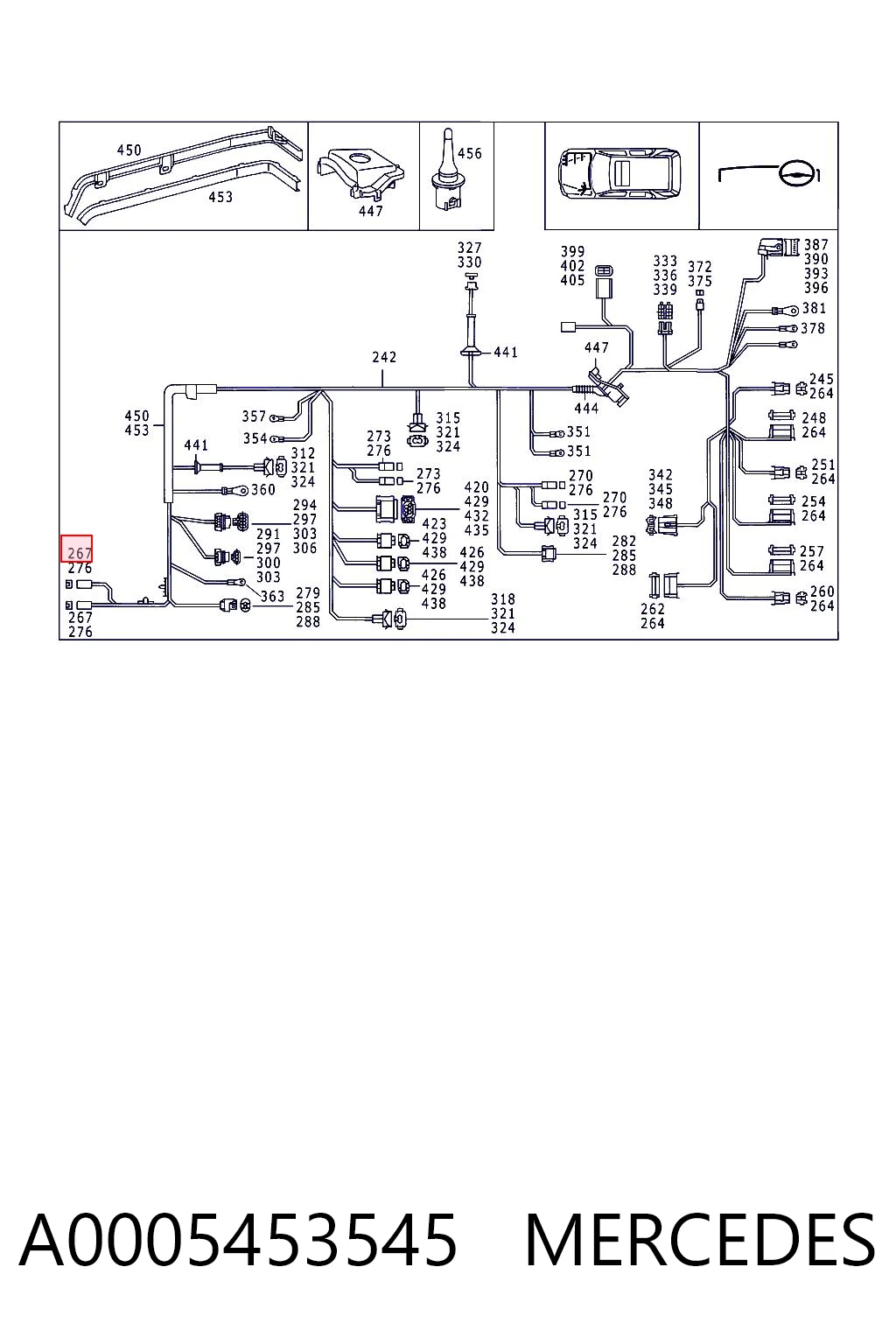 A0005453545 Mercedes
