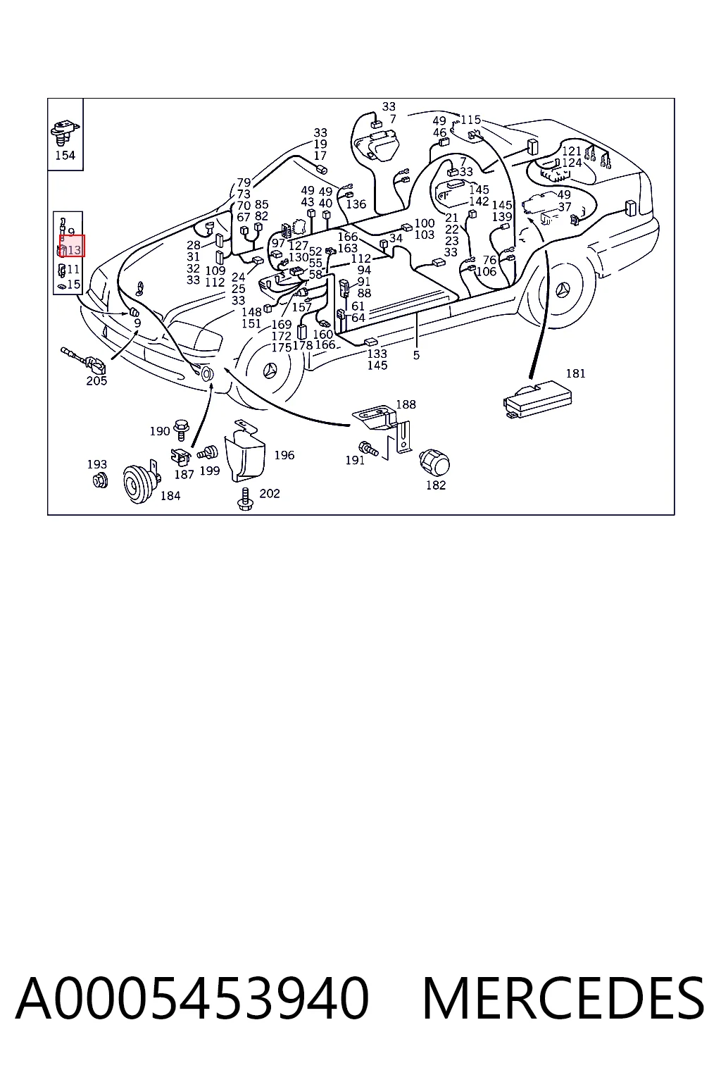 A0005453940 Mercedes