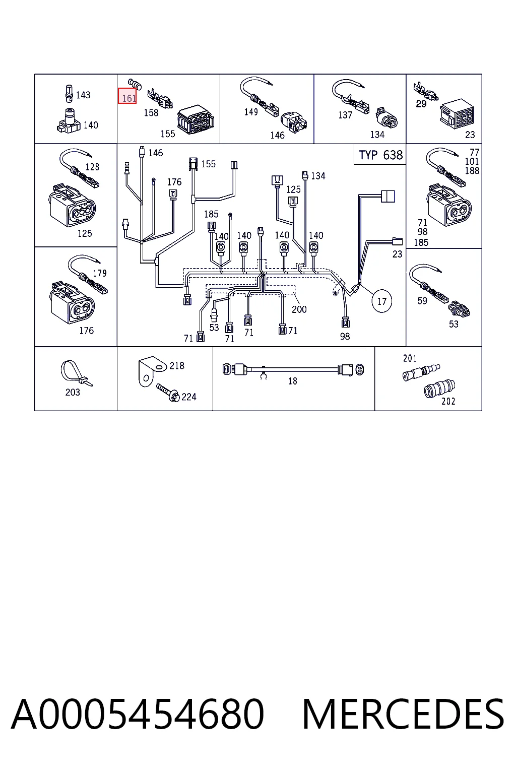 A0005454680 Mercedes