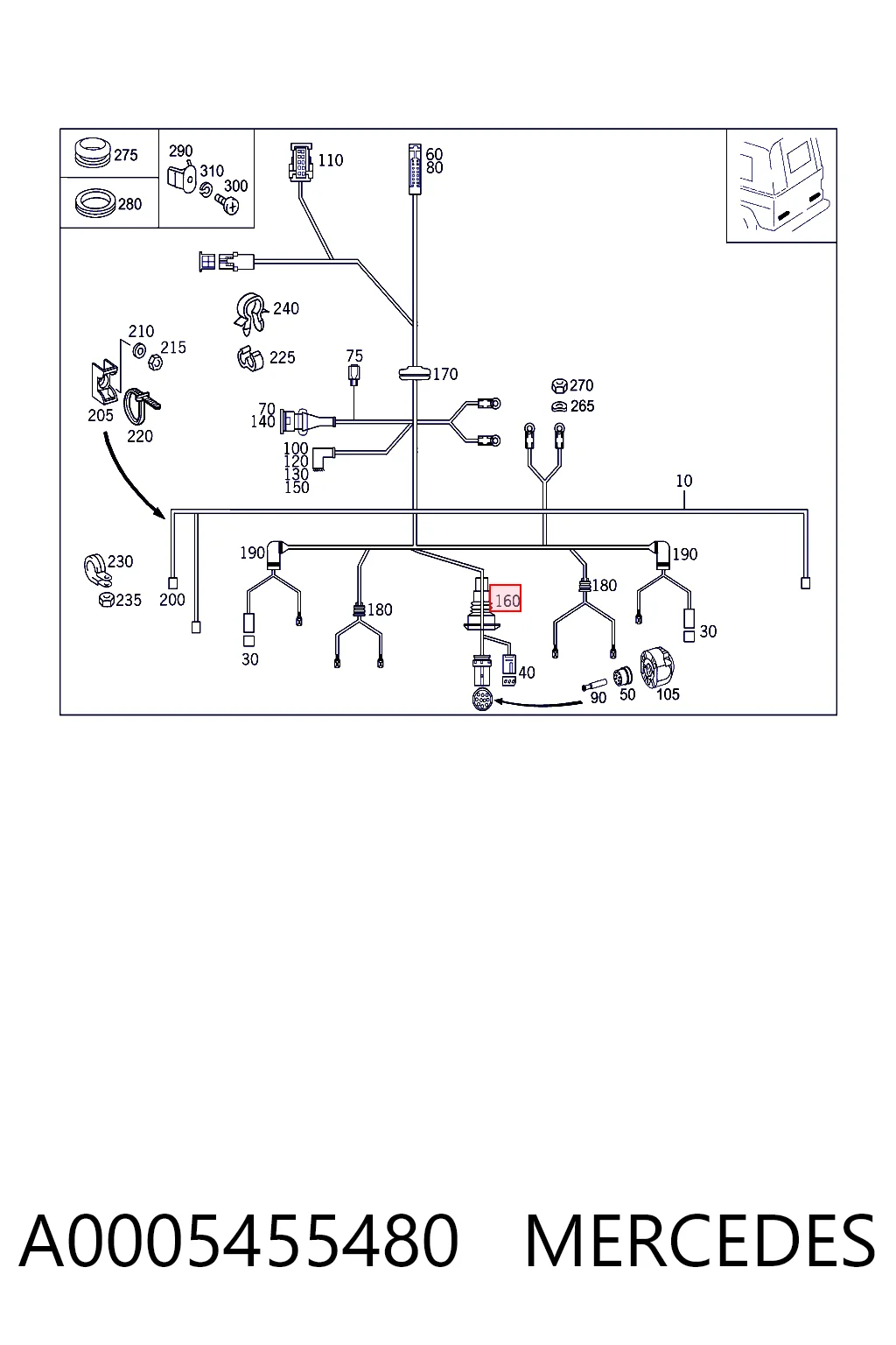 A0005455480 Mercedes