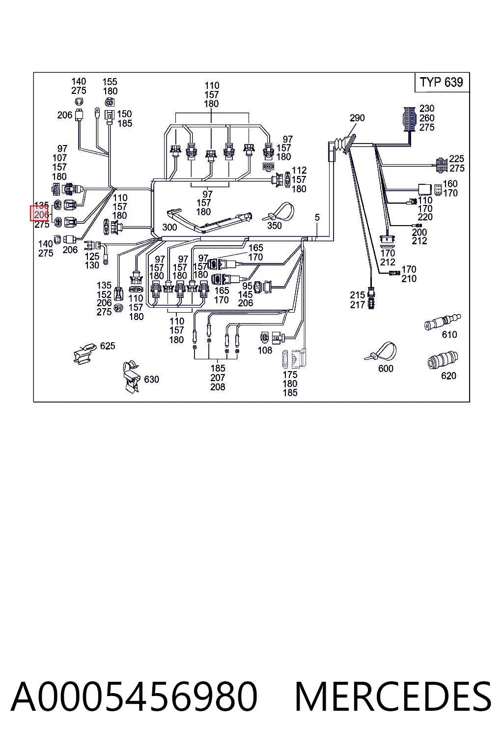 A0005456980 Mercedes