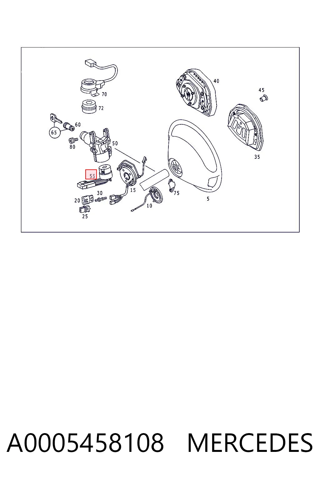 A0005458108 Mercedes