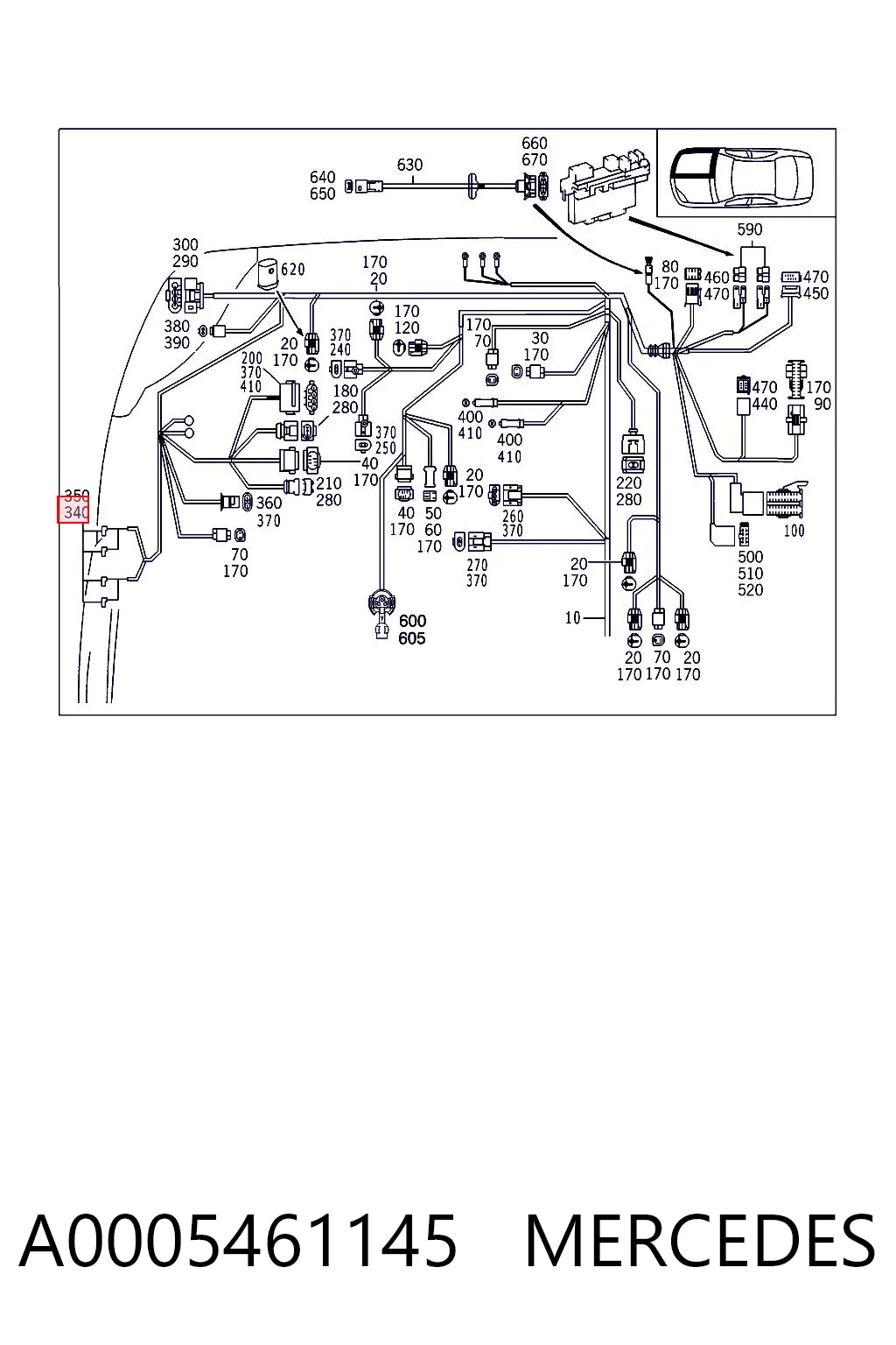 A0005461145 Mercedes