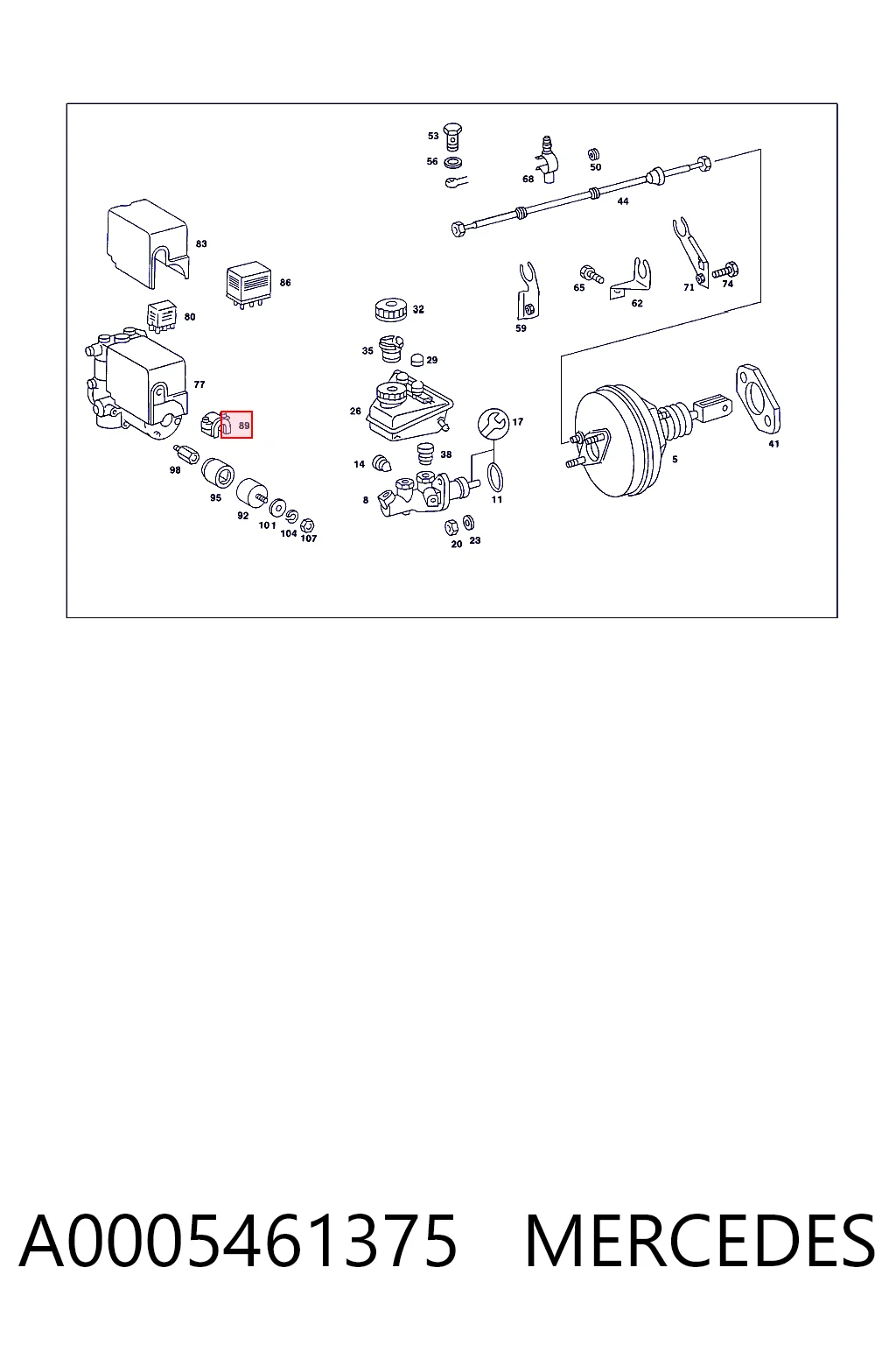 A0005461375 Mercedes