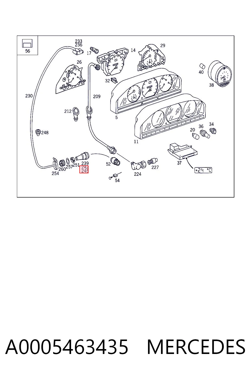 A0005463435 Mercedes
