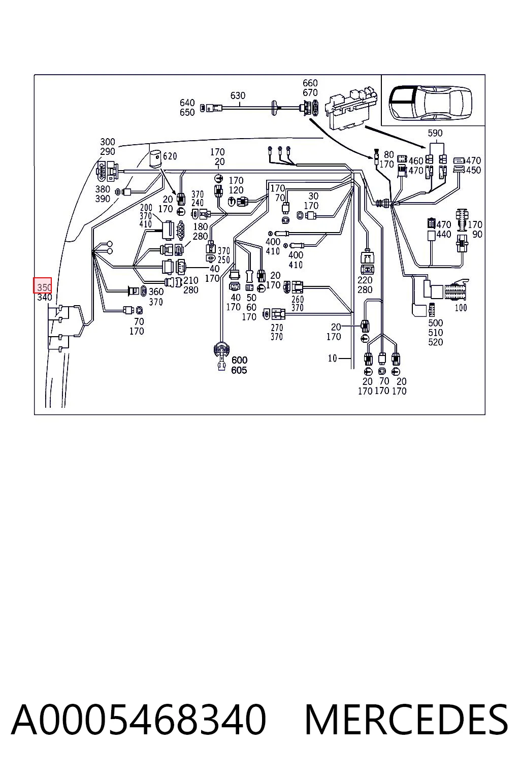 A0005468340 Mercedes