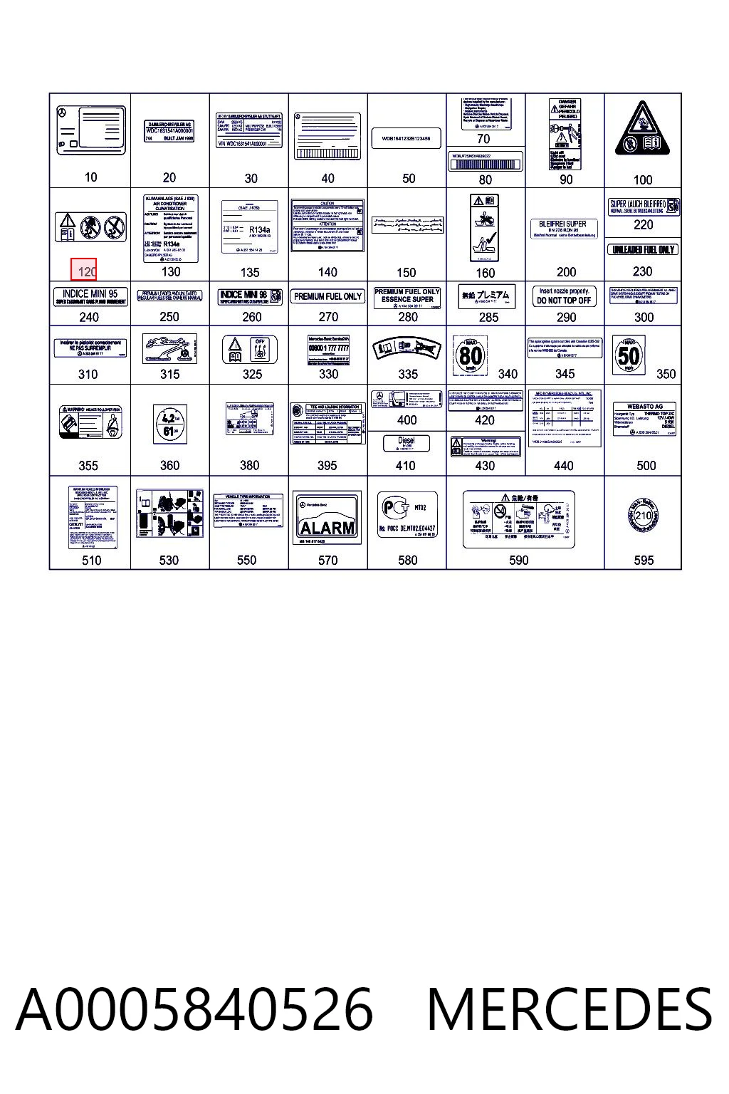 A0005840526 Mercedes