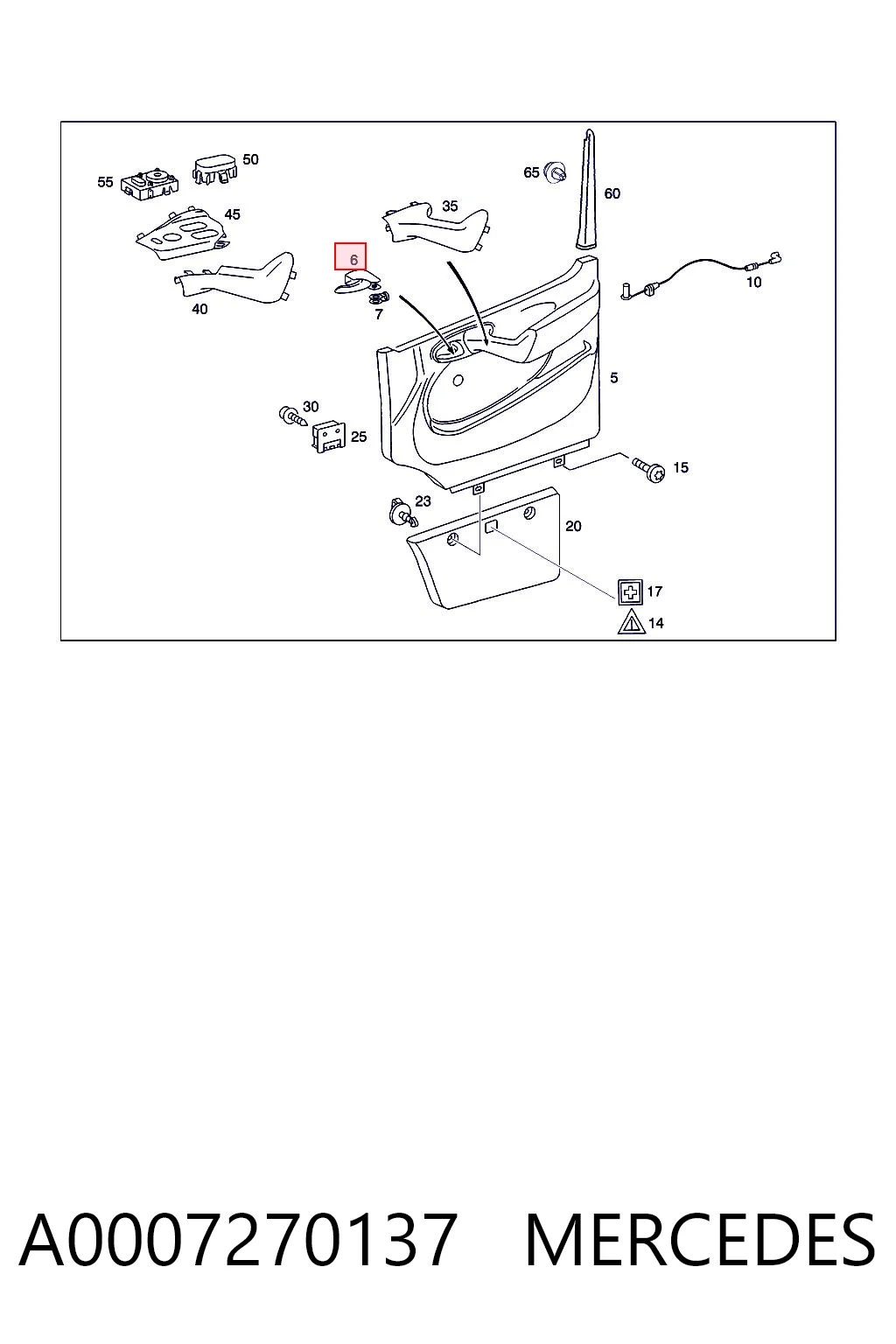 A0007270137 Mercedes