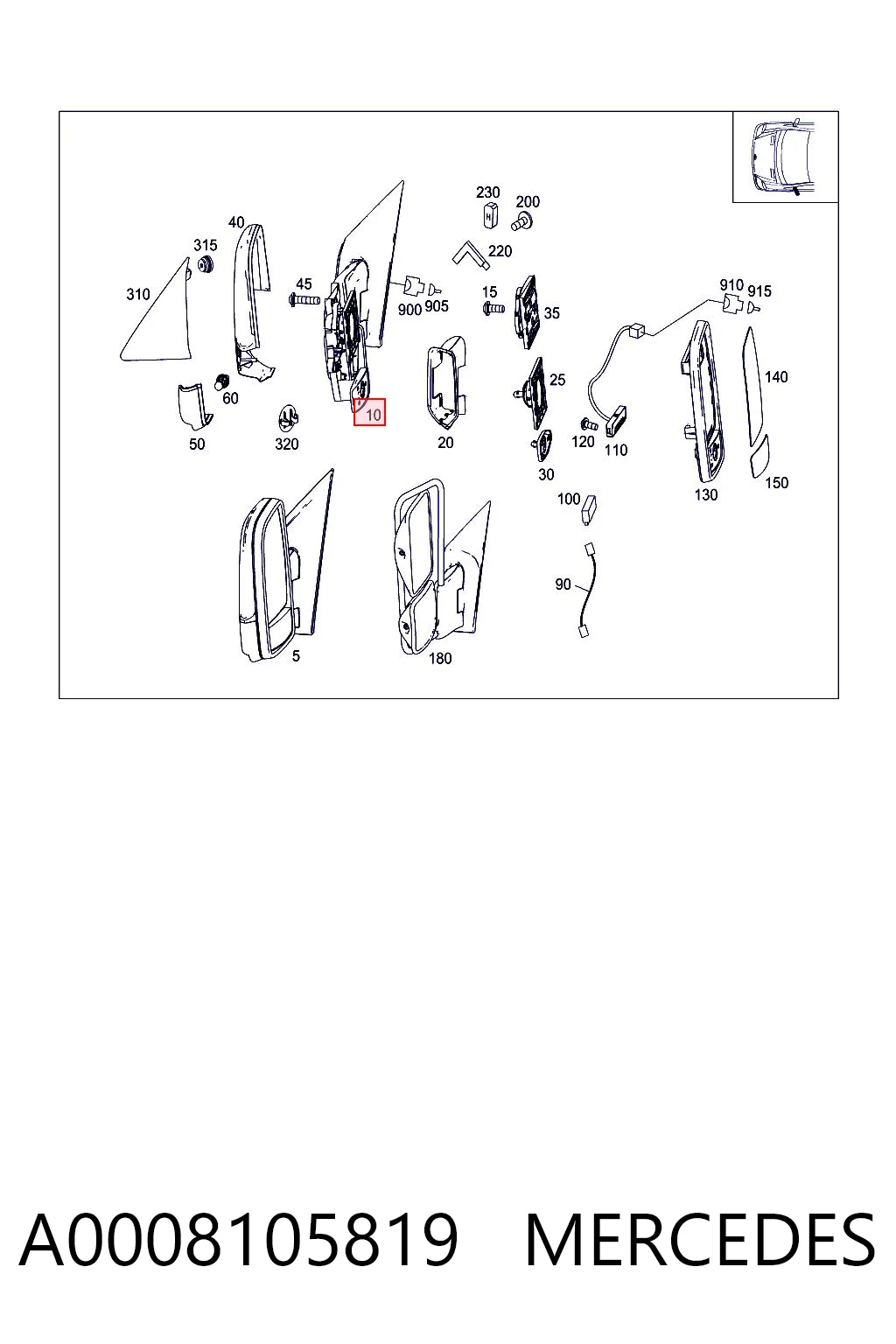 A0008105819 Mercedes