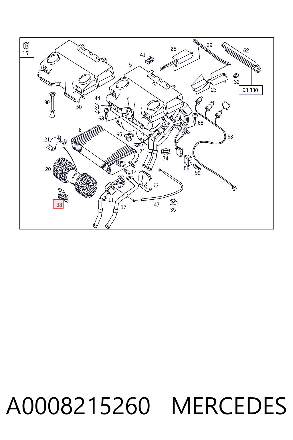 A0008215260 Mercedes