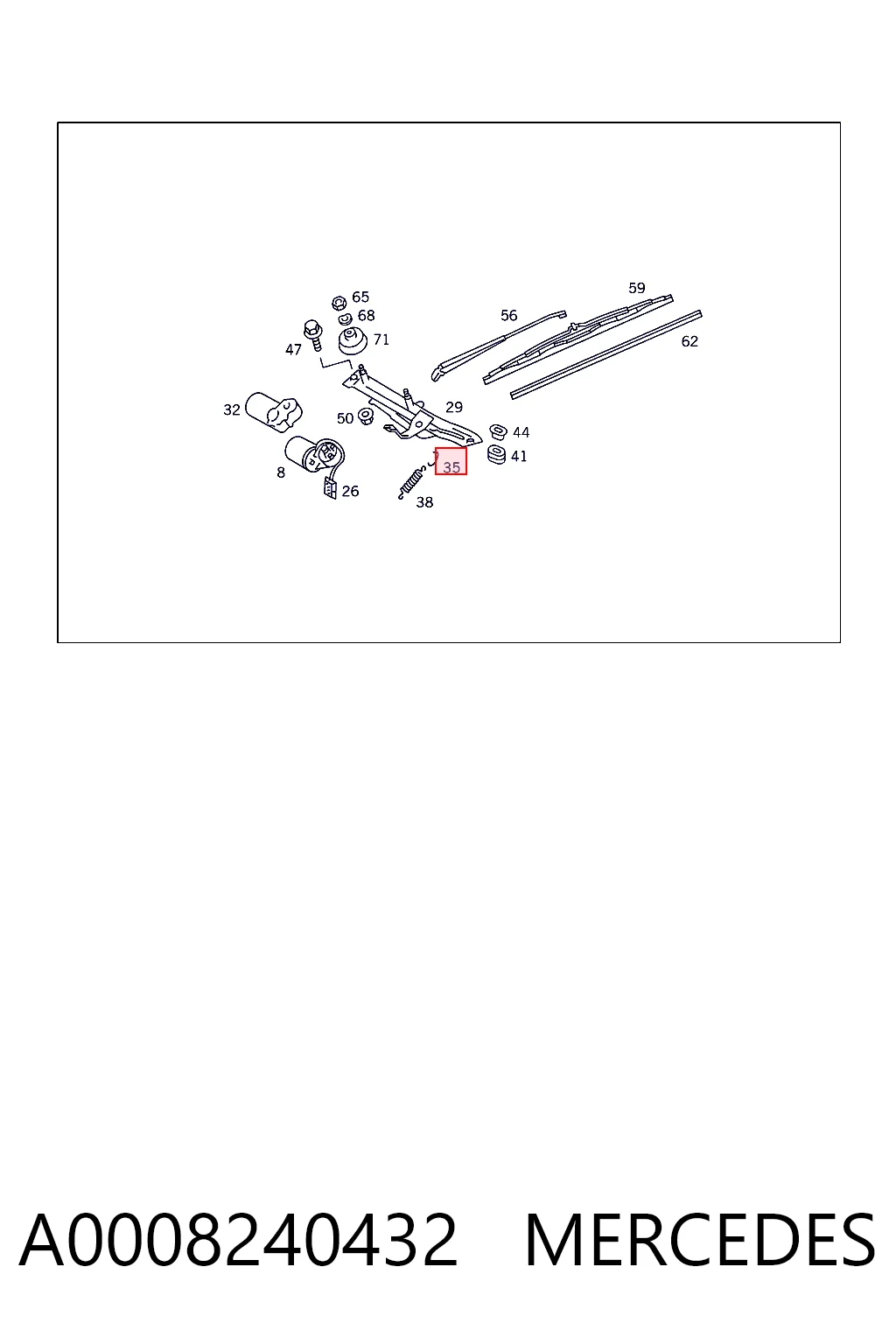 A0008240432 Mercedes