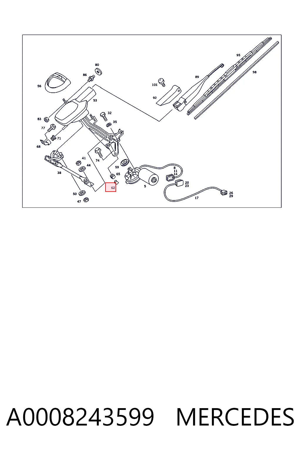 A0008243599 Mercedes