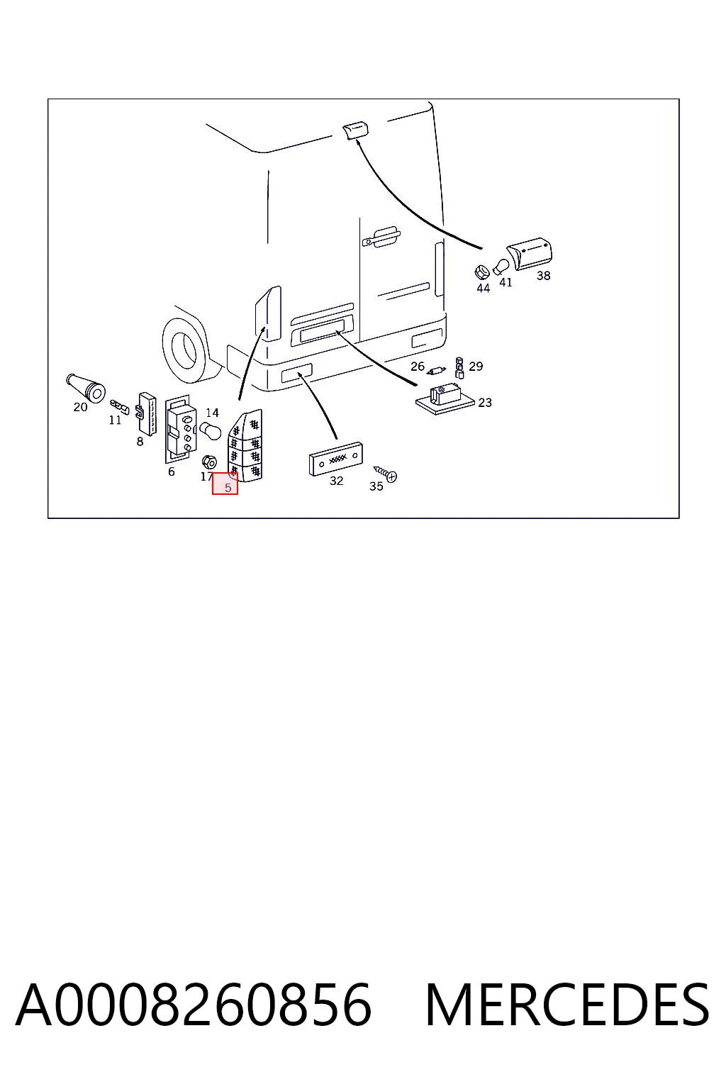 A0008260856 Mercedes