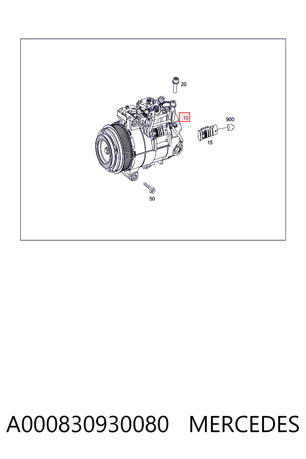 A000830930080 Mercedes