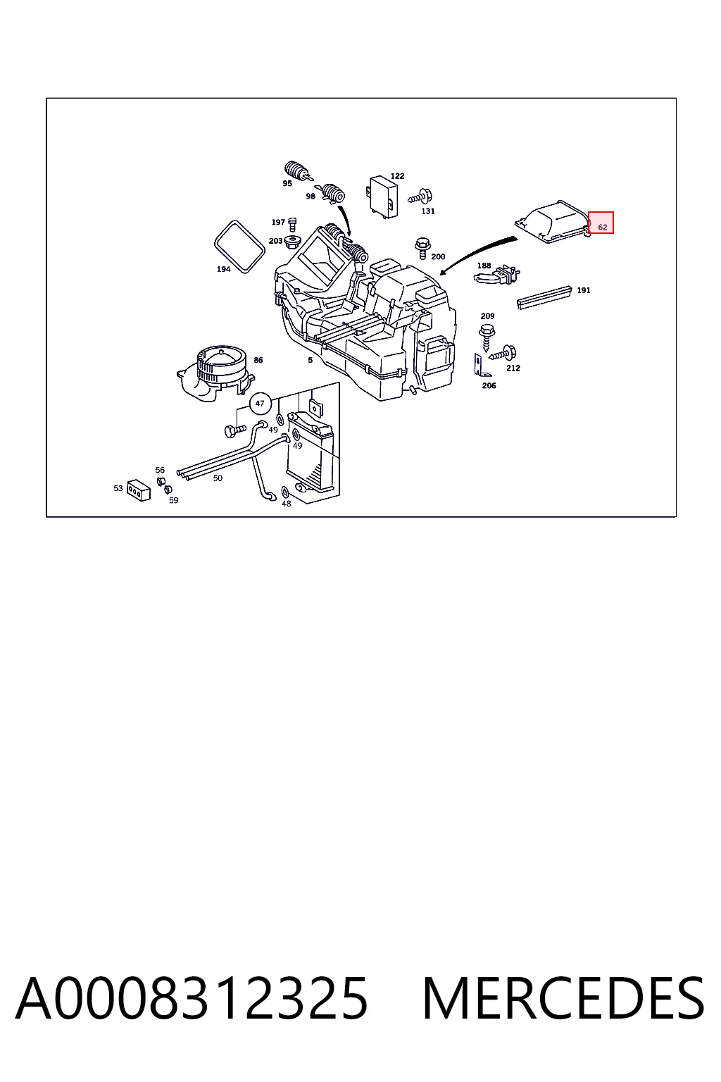A0008312325 Mercedes