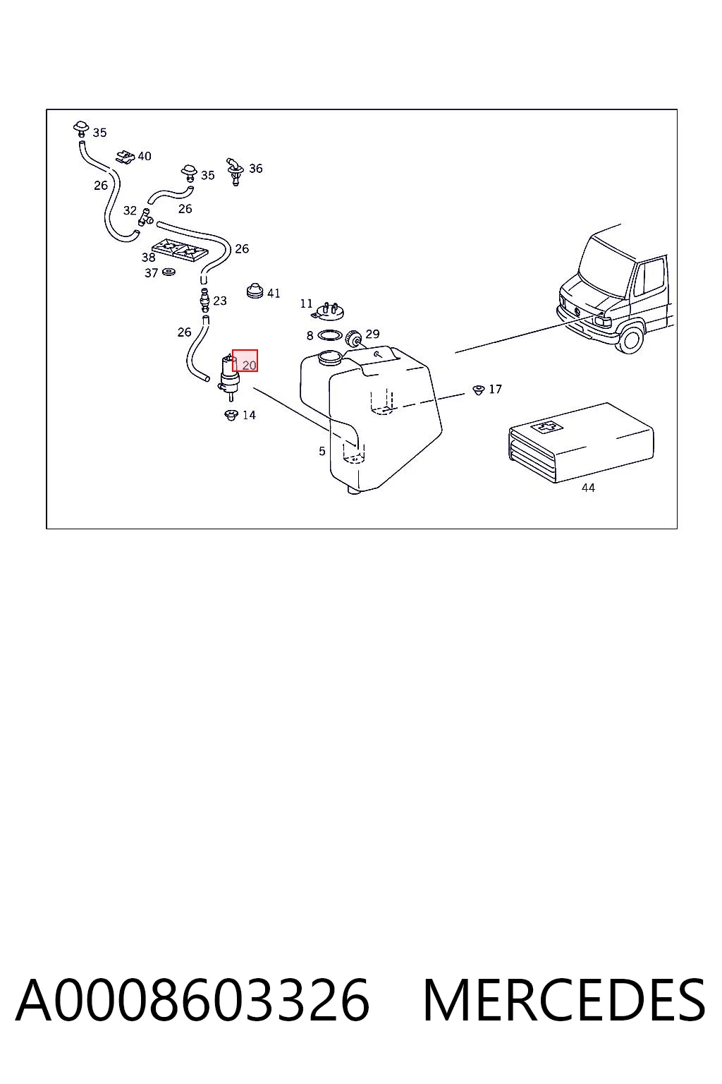 A0008603326 Mercedes