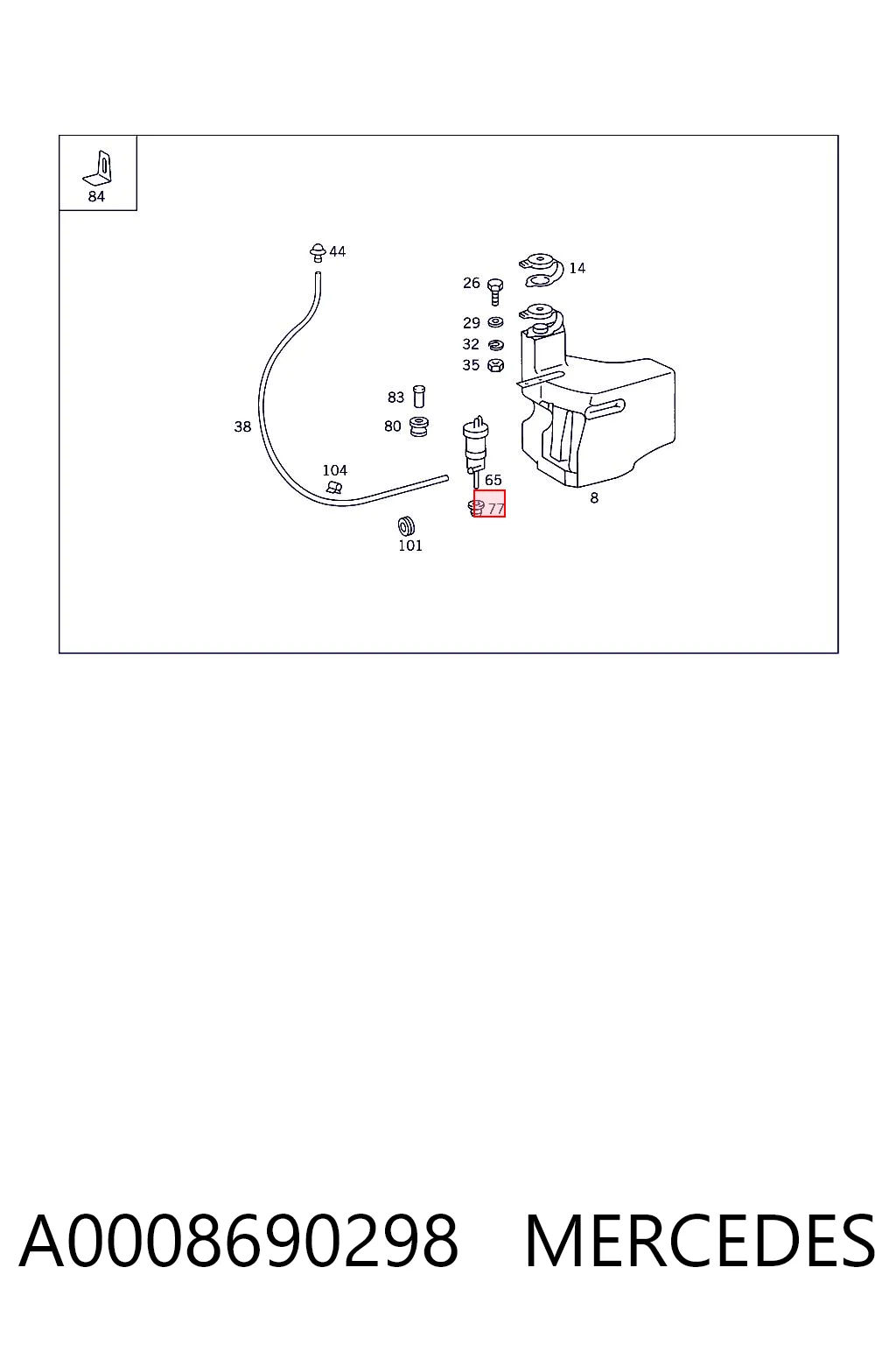 Vedante anular de bomba de fluido para lavador HELLA 9GD853918006