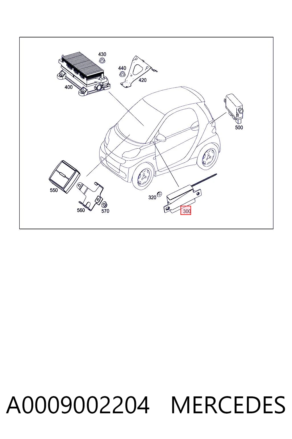 A0009002204 Mercedes