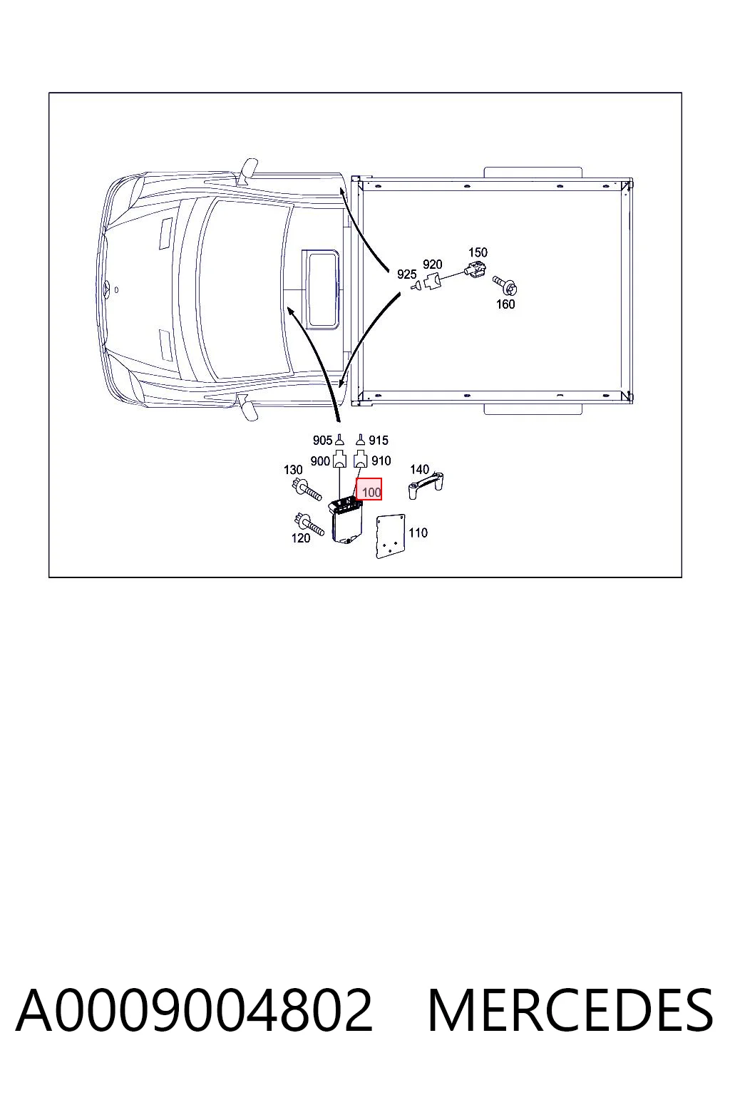 A0009004802 Mercedes