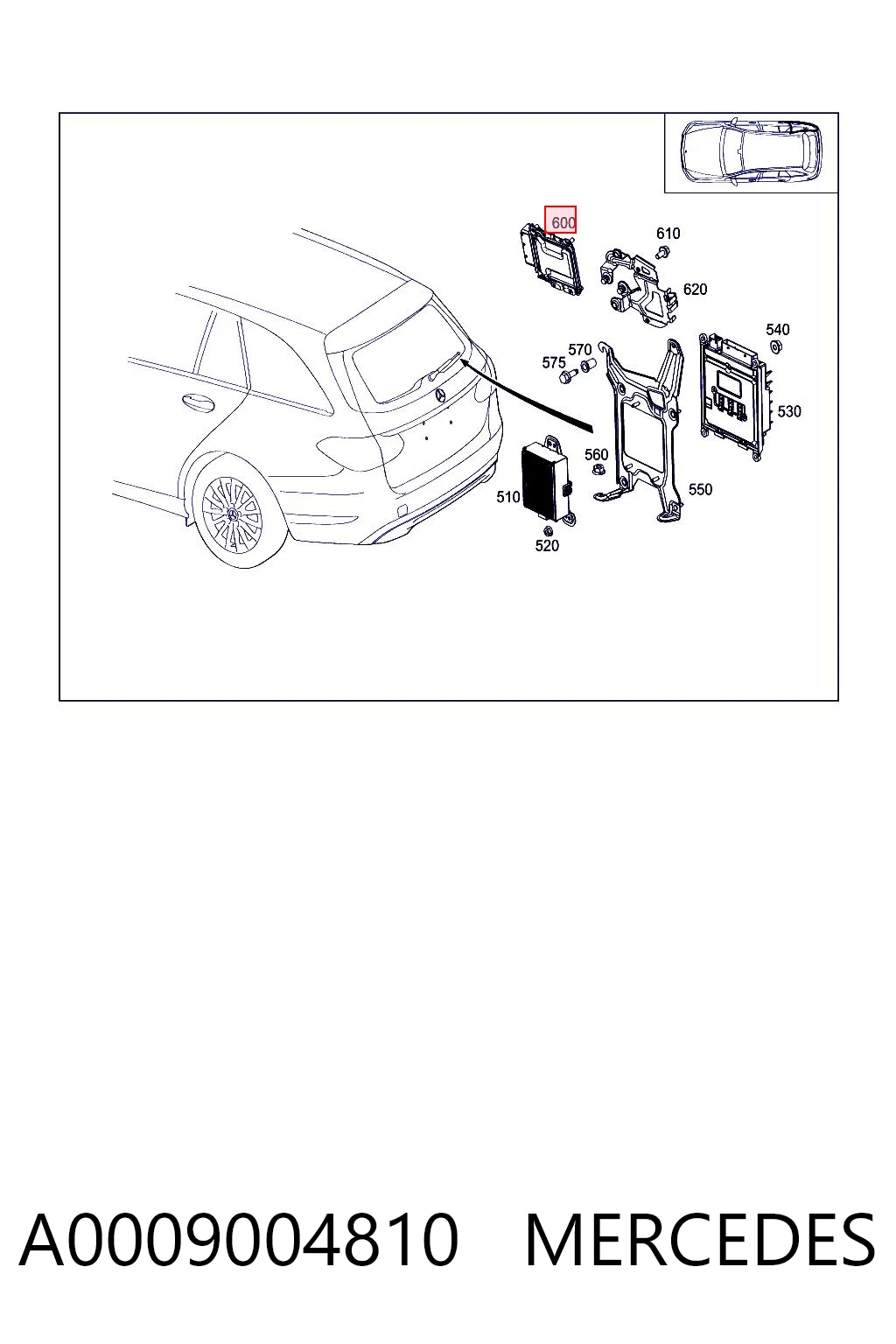 A0009004810 Mercedes
