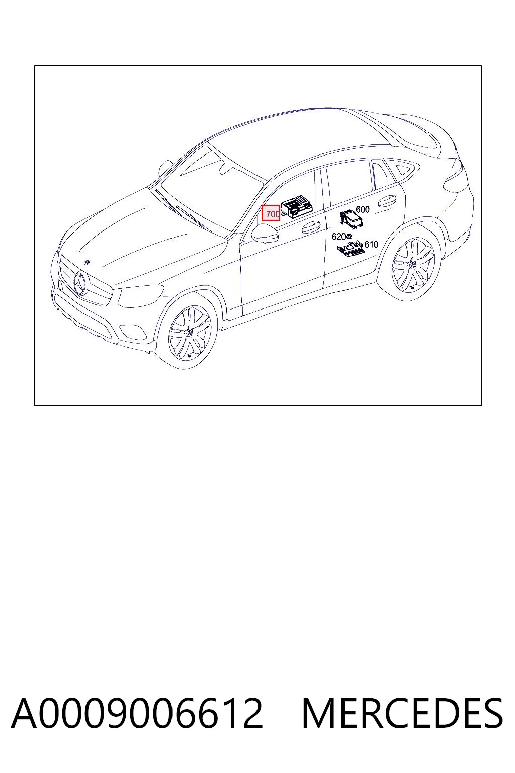 A0009006612 Mercedes