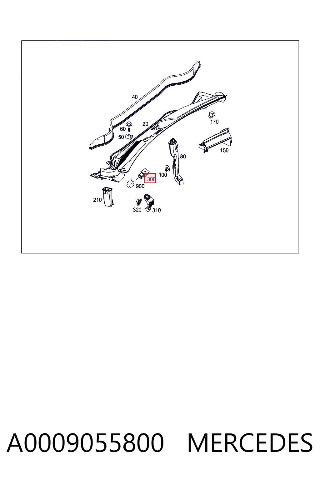 A0009055800 Mercedes Sensor de sujidade de ar
