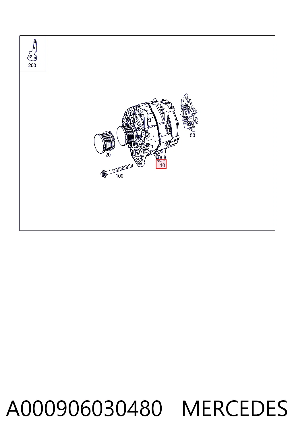 A000906030480 Mercedes