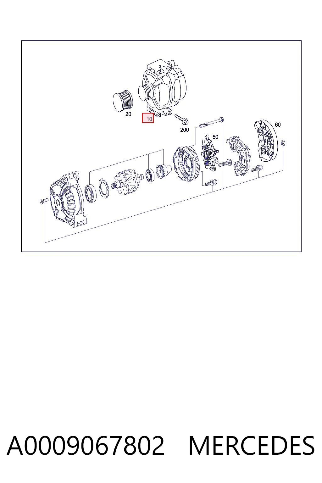 A0009067802 Mercedes