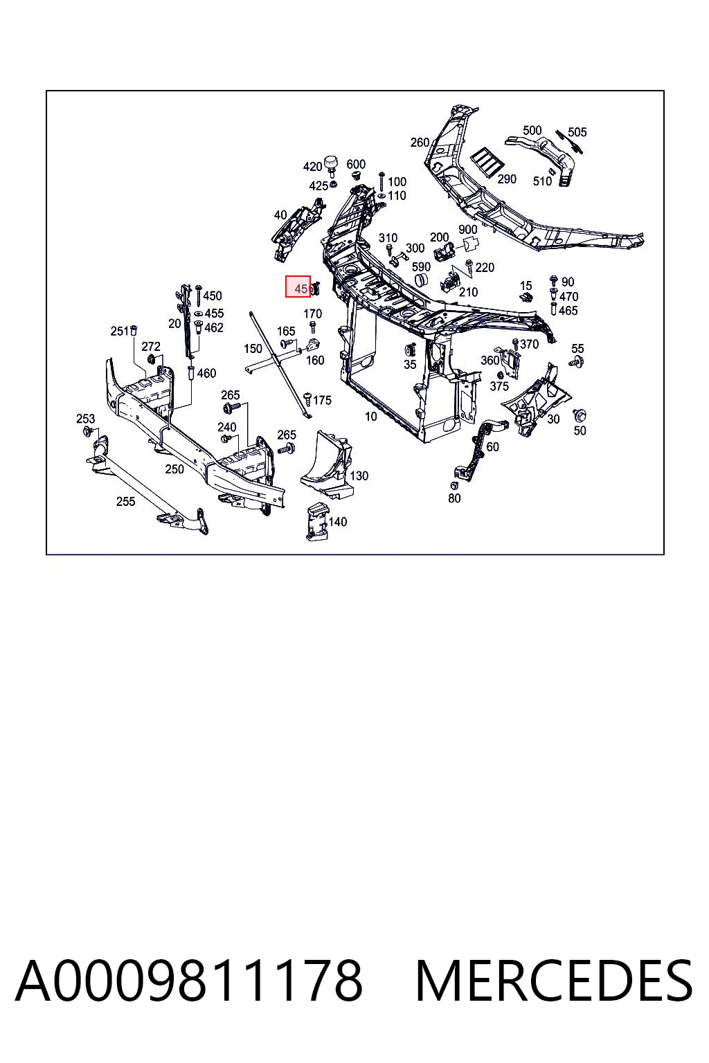 A0009811178 Mercedes