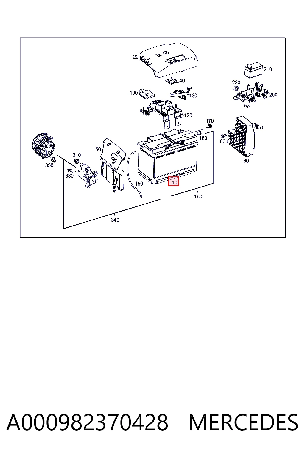 6000628790 Fiat/Alfa/Lancia Bateria recarregável (PILHA)