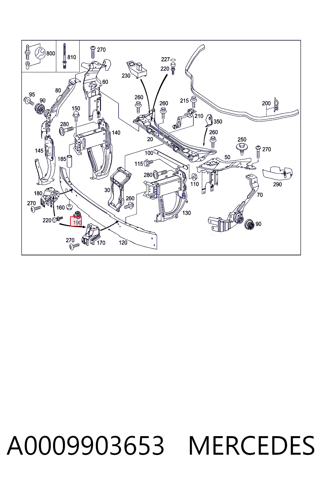A0009903653 Mercedes