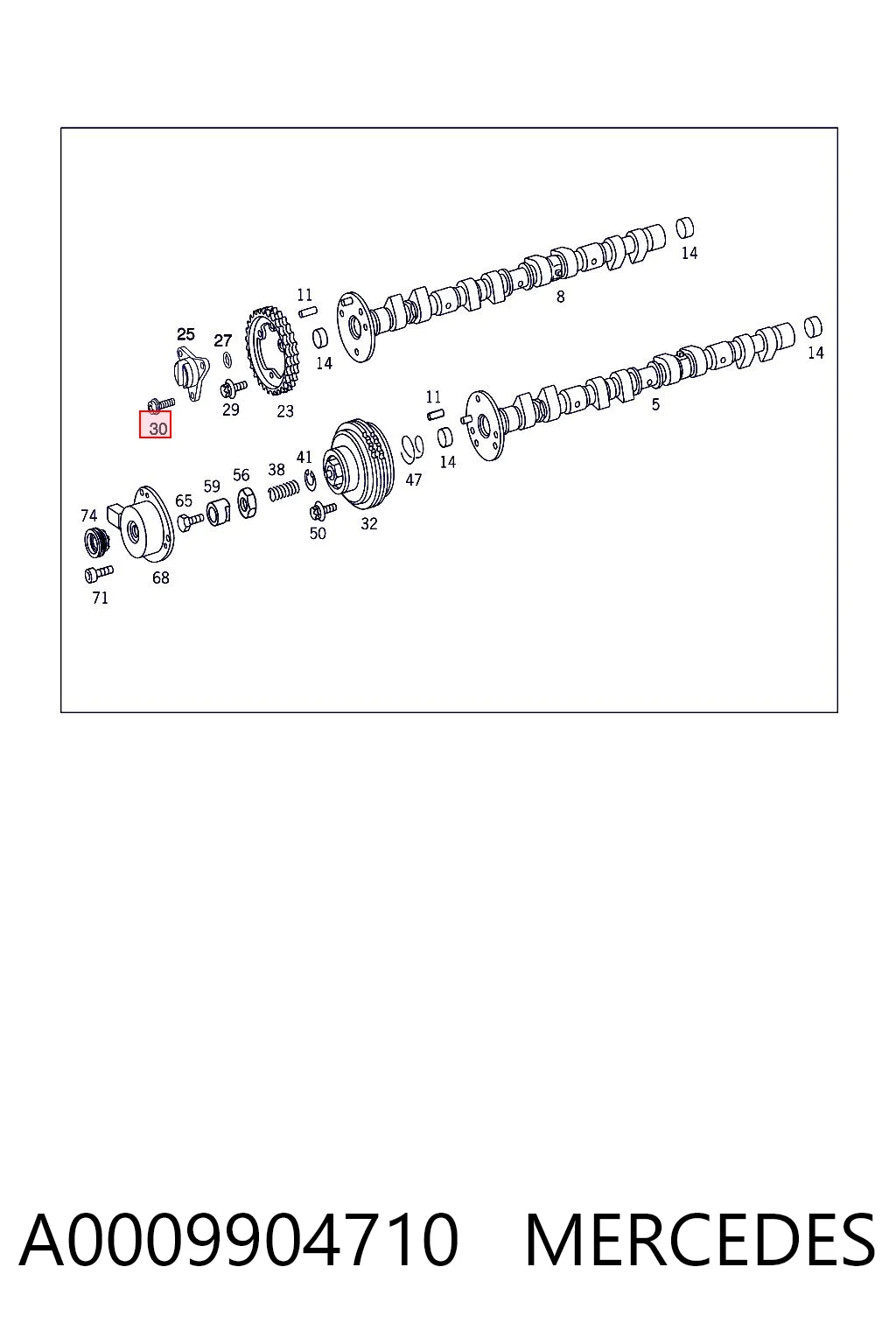 A0009904710 Mercedes