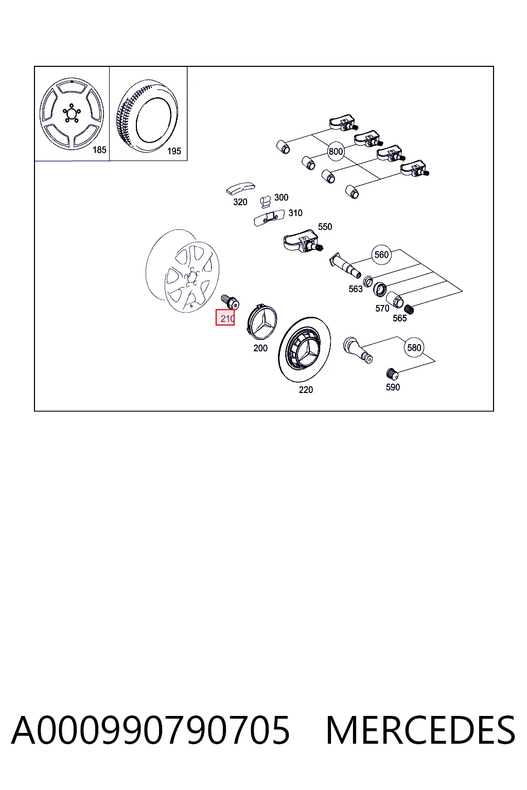 A000990790705 Mercedes