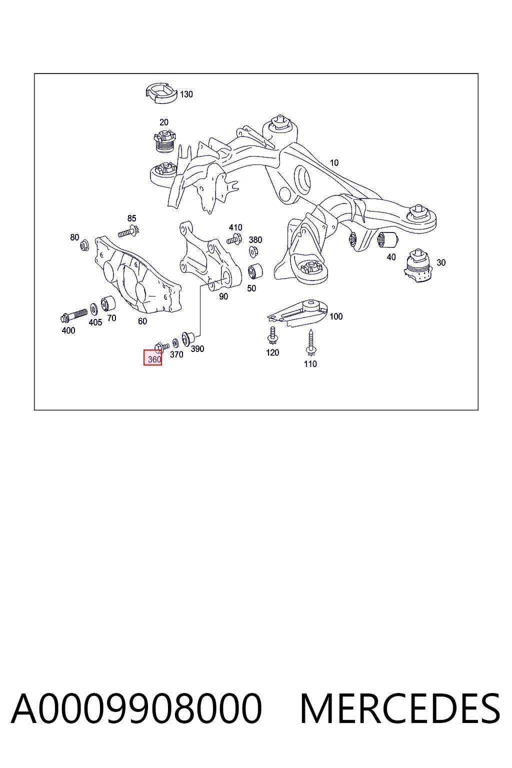 A0009908000 Mercedes