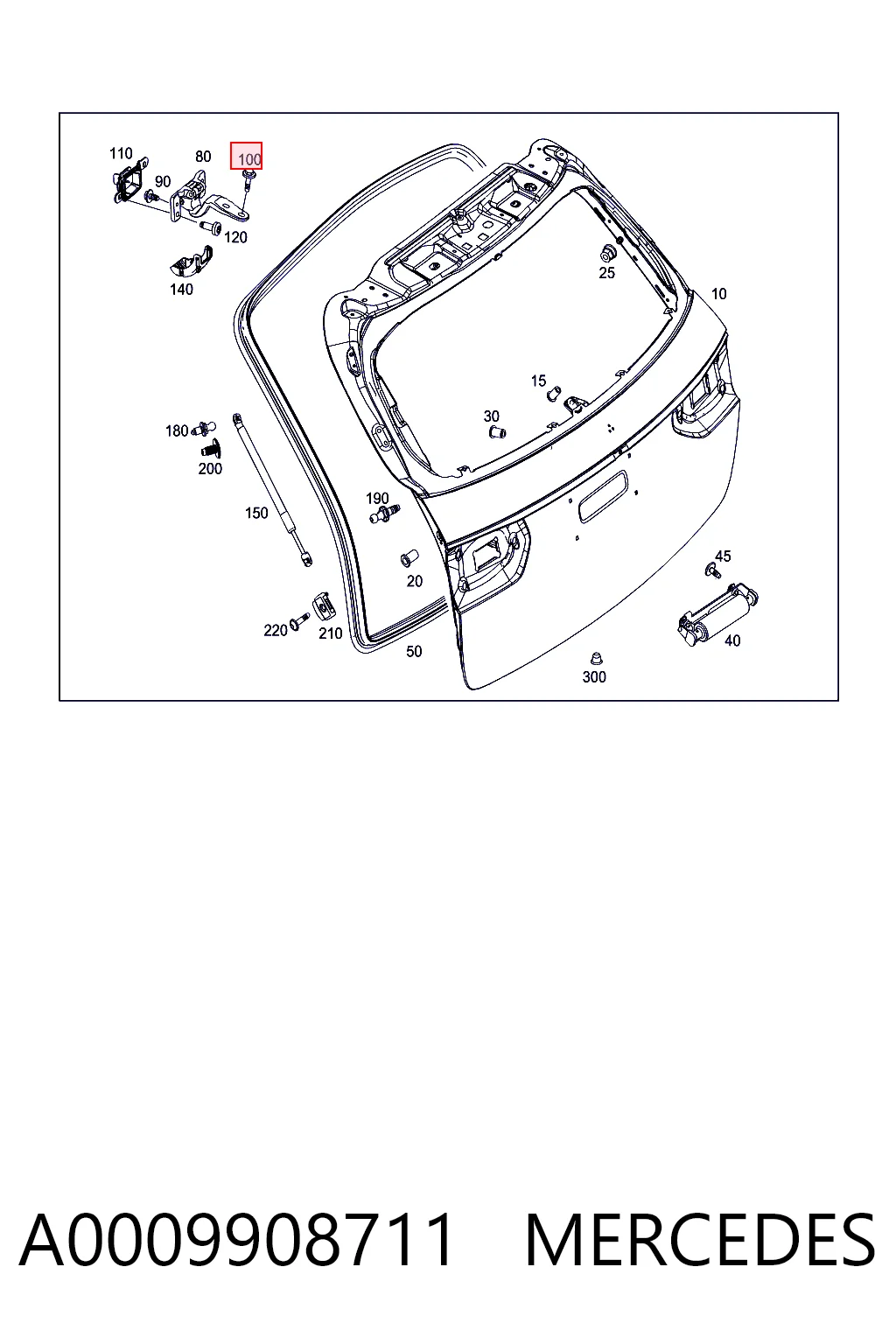 A0009908711 Mercedes