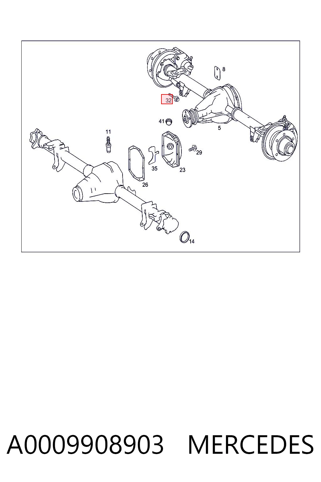 A0009908903 Mercedes
