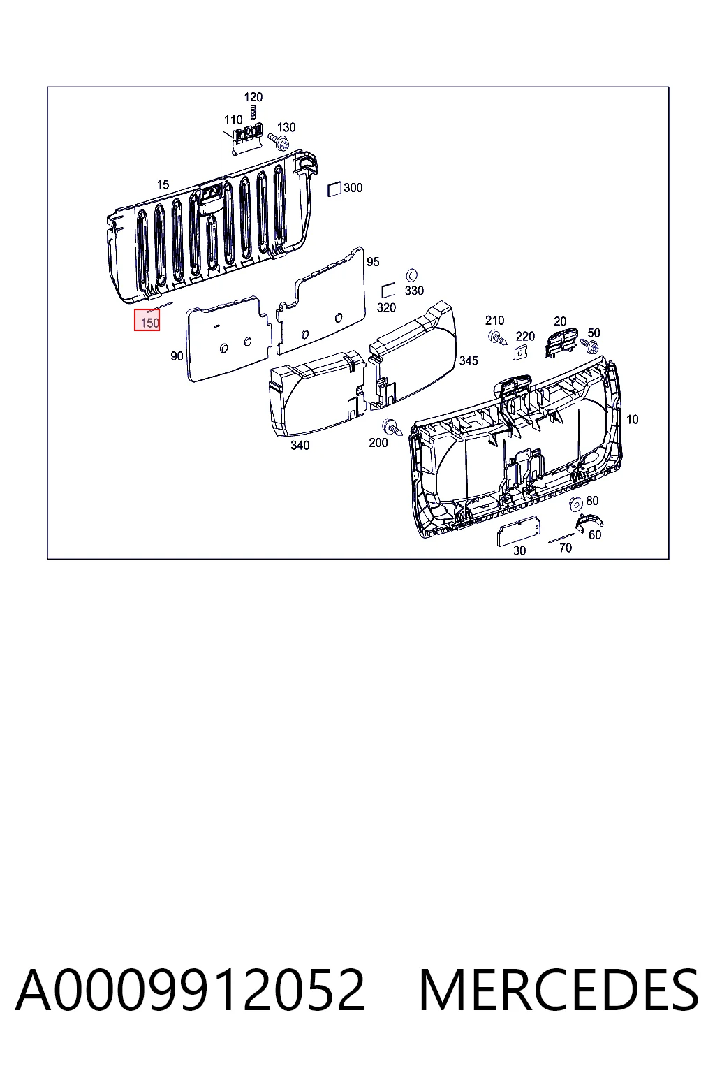 A0009912052 Mercedes