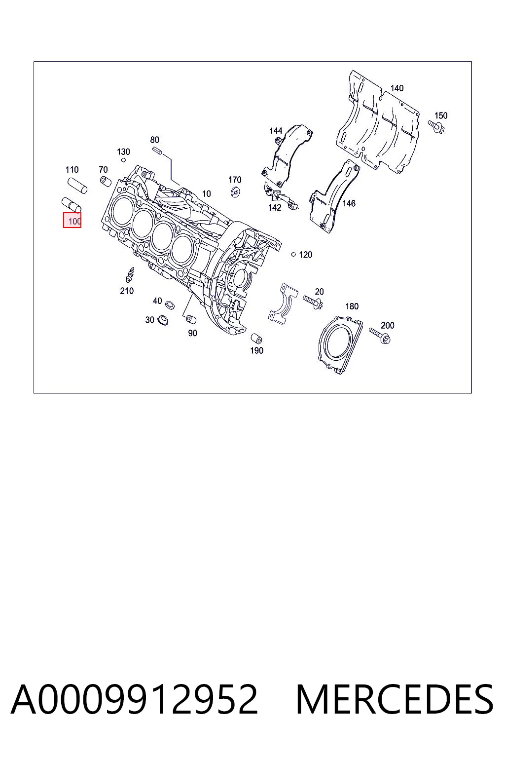 A0009912952 Mercedes