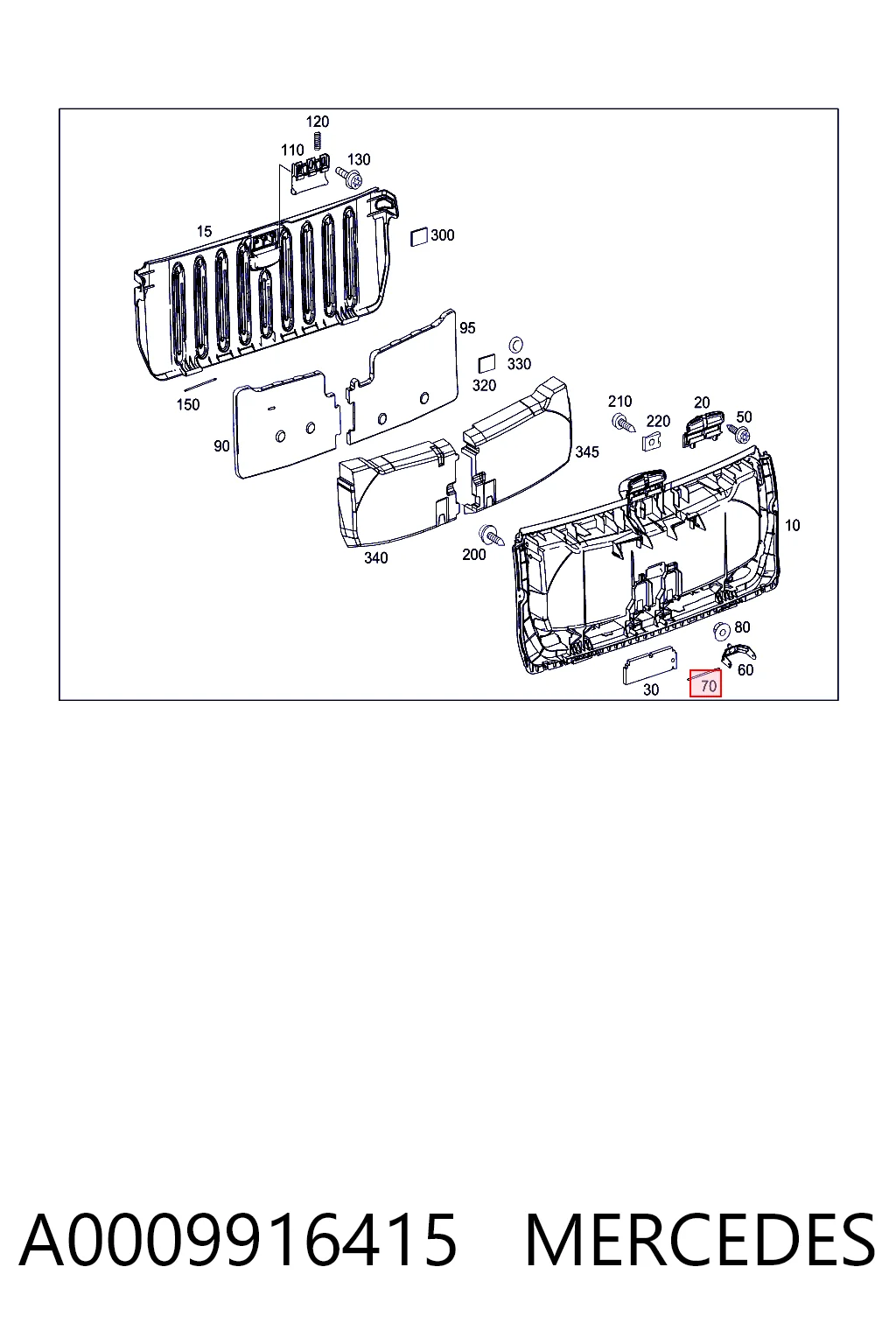 A0009916415 Mercedes