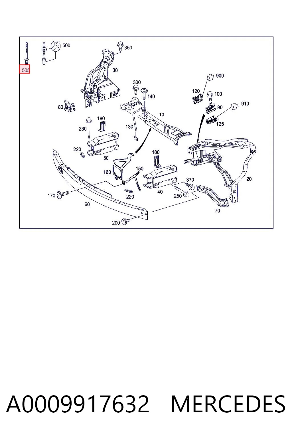 A0009917632 Mercedes
