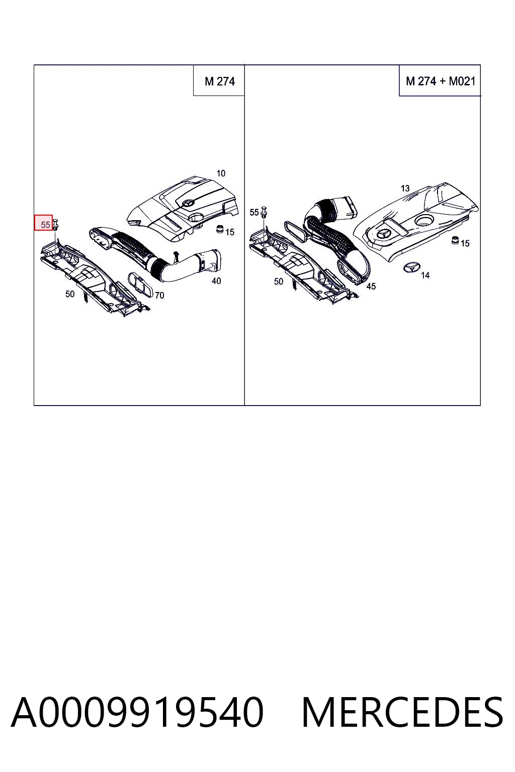 A0009919540 Mercedes