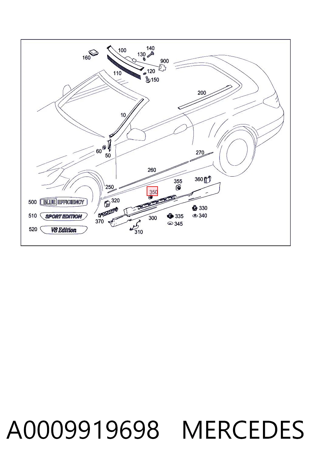 A0009919698 Mercedes