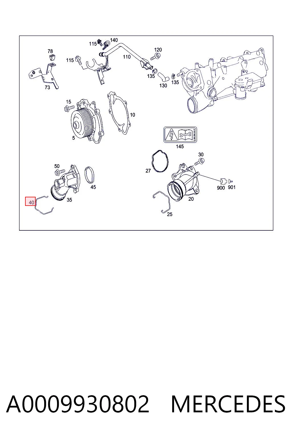 A0009930802 Mercedes