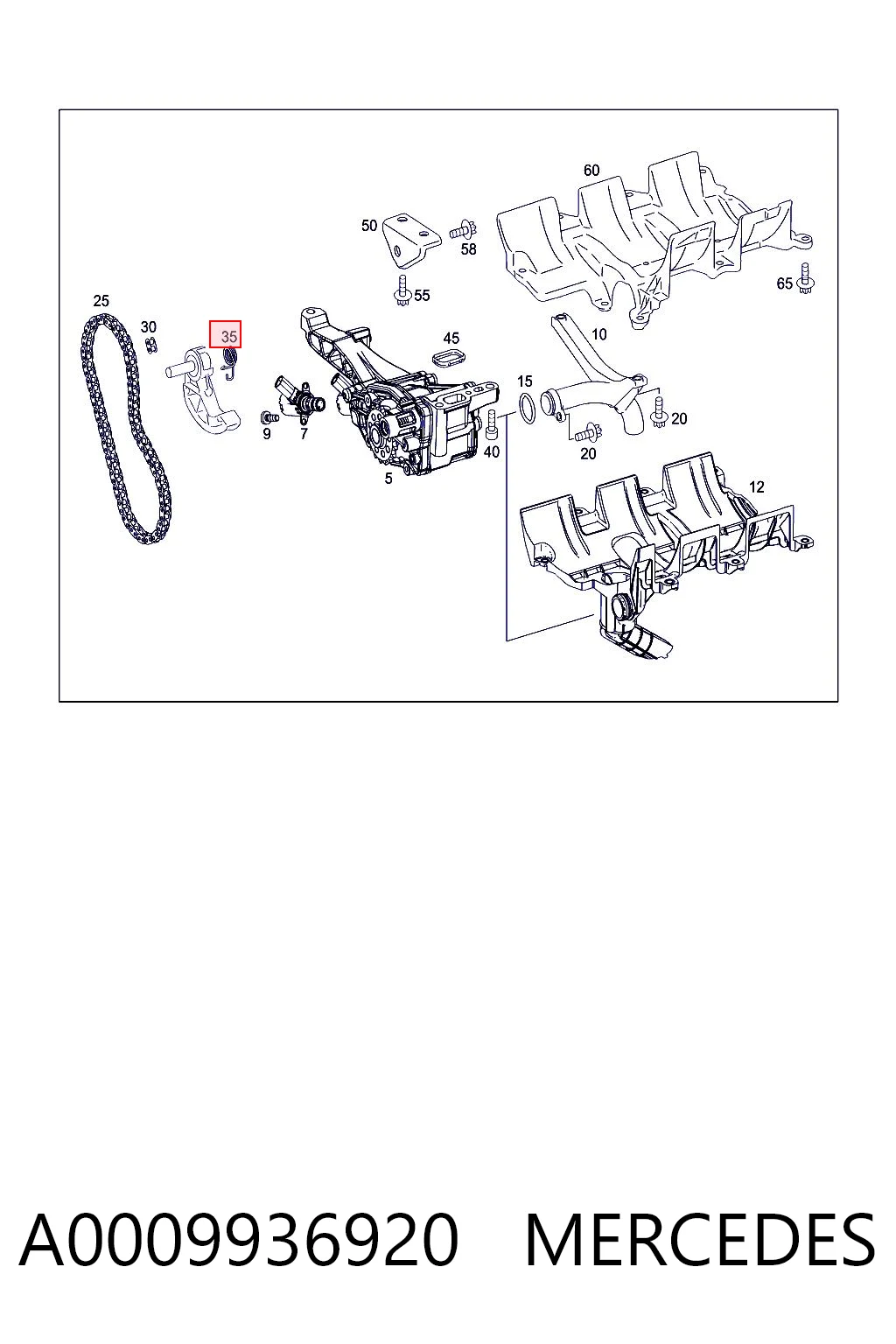A0009936920 Mercedes