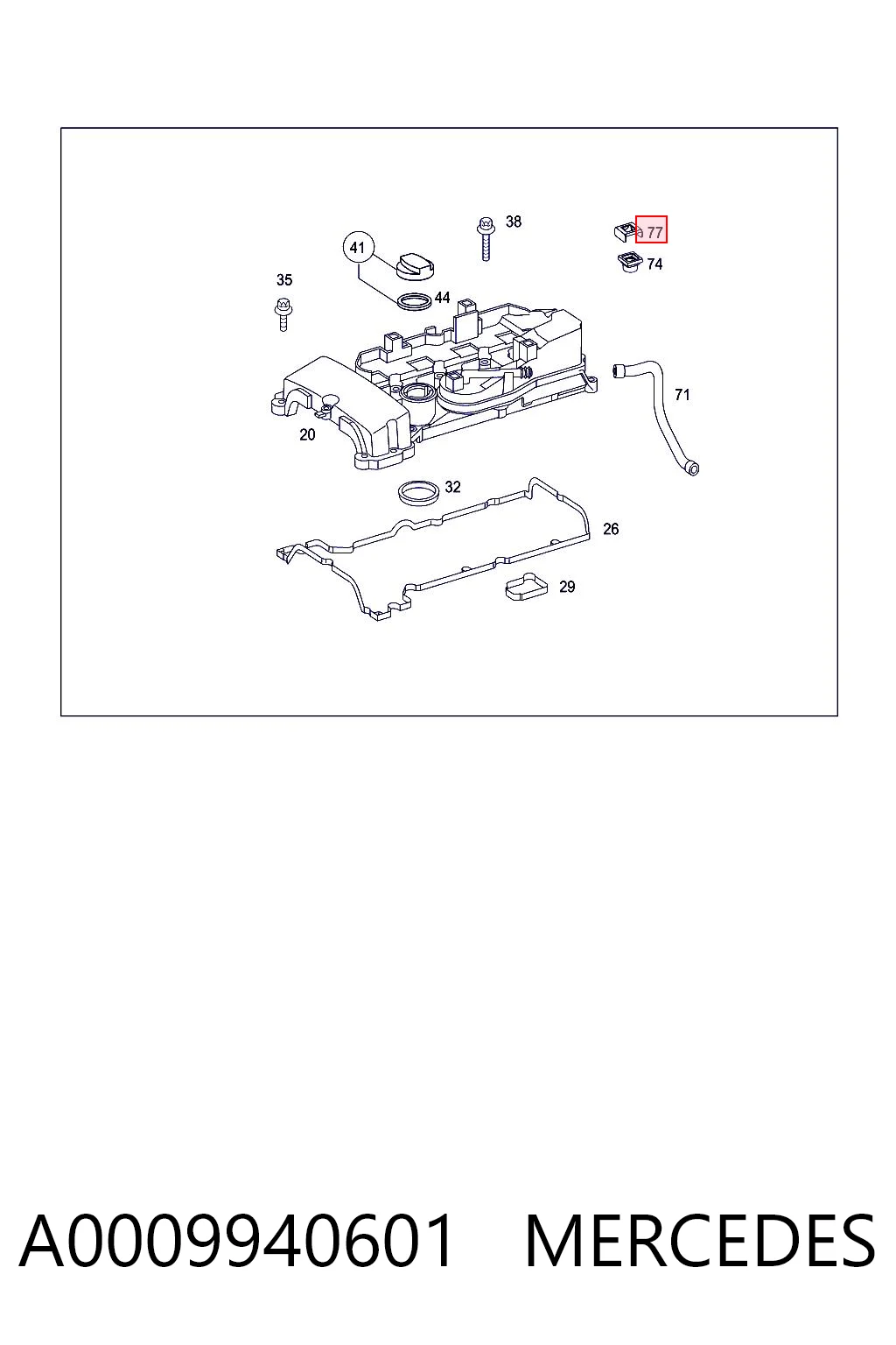 A0009940601 Mercedes