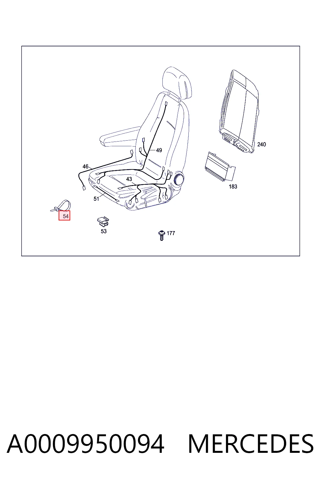 A0009950094 Mercedes