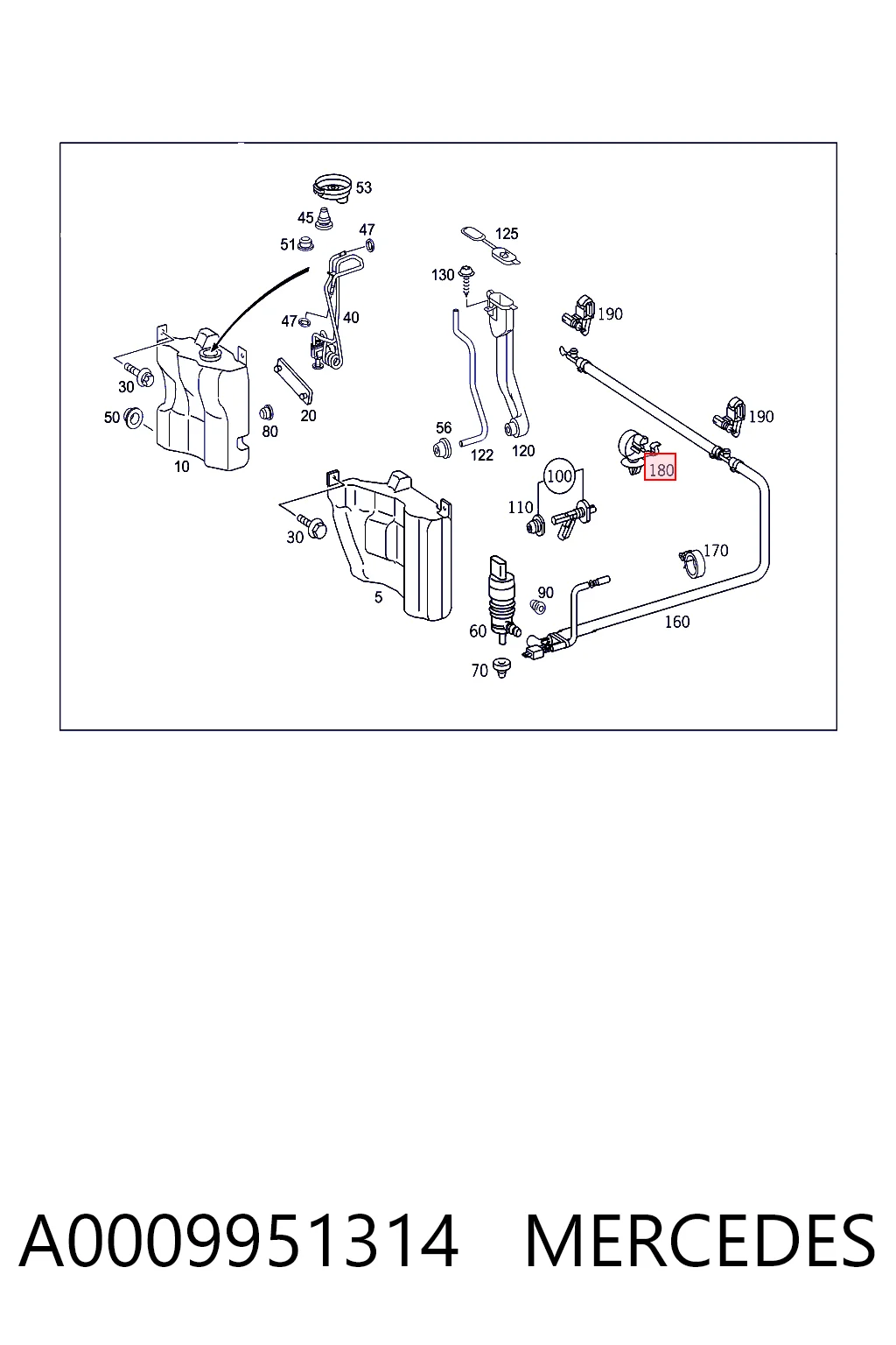 A0009951314 Mercedes